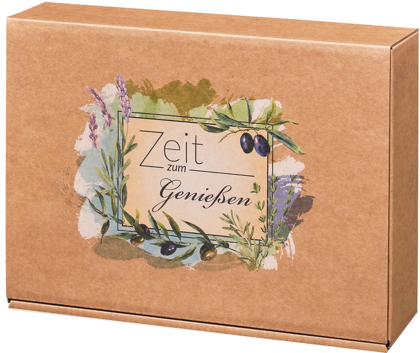 Foto: Abbildung zeigt das Produkt Geschenkkarton "Natura" für 3 Flaschen