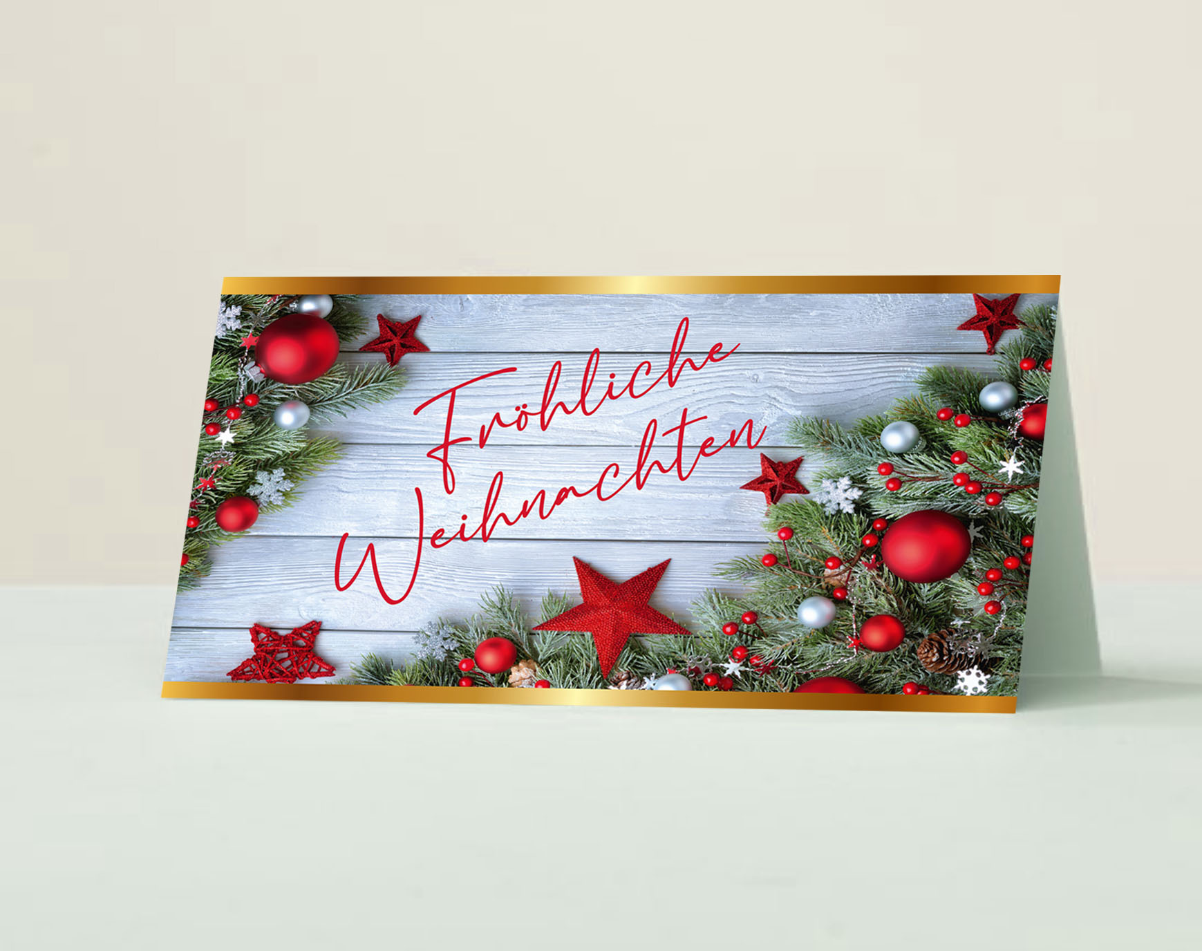 Bild:  Abbildung zeigt das Produkt Grußkarte "Weihnachten"