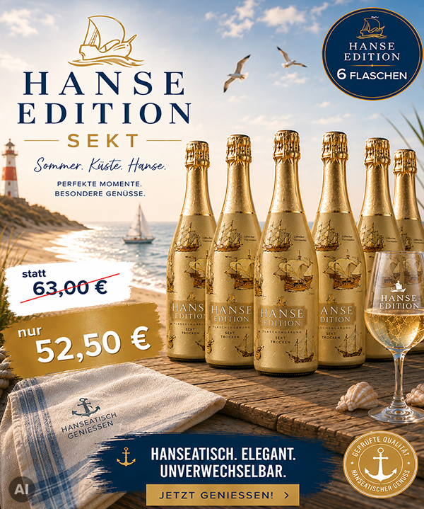 Foto: Abbildung zeigt das Produkt Hanse Edition 6 Flaschen
